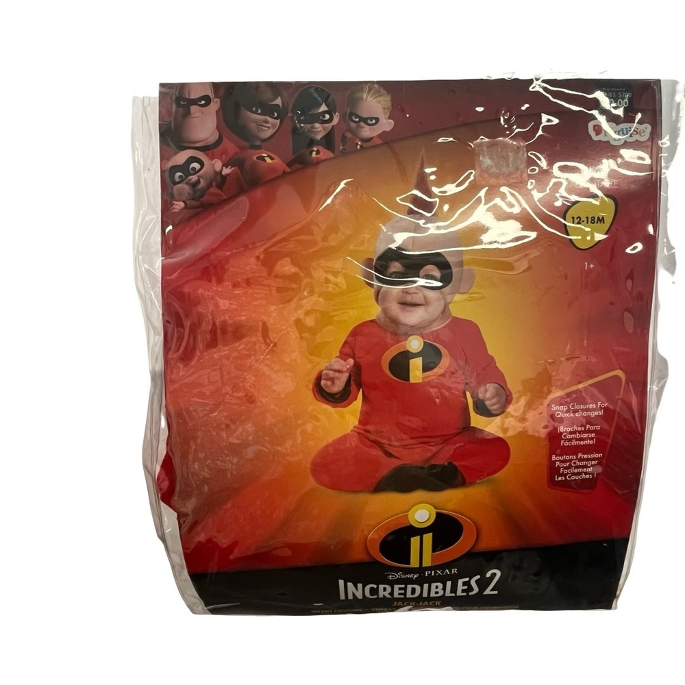 Disney Pixar Incredibles 2 Jack-Jack Infant Costume Red 12-18M Halloween Outfit